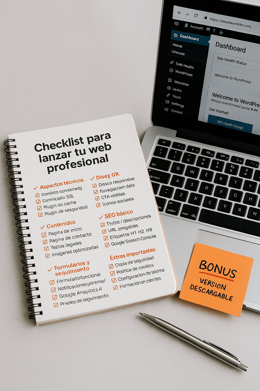 Checklist definitivo para lanzar tu web profesional sin errores