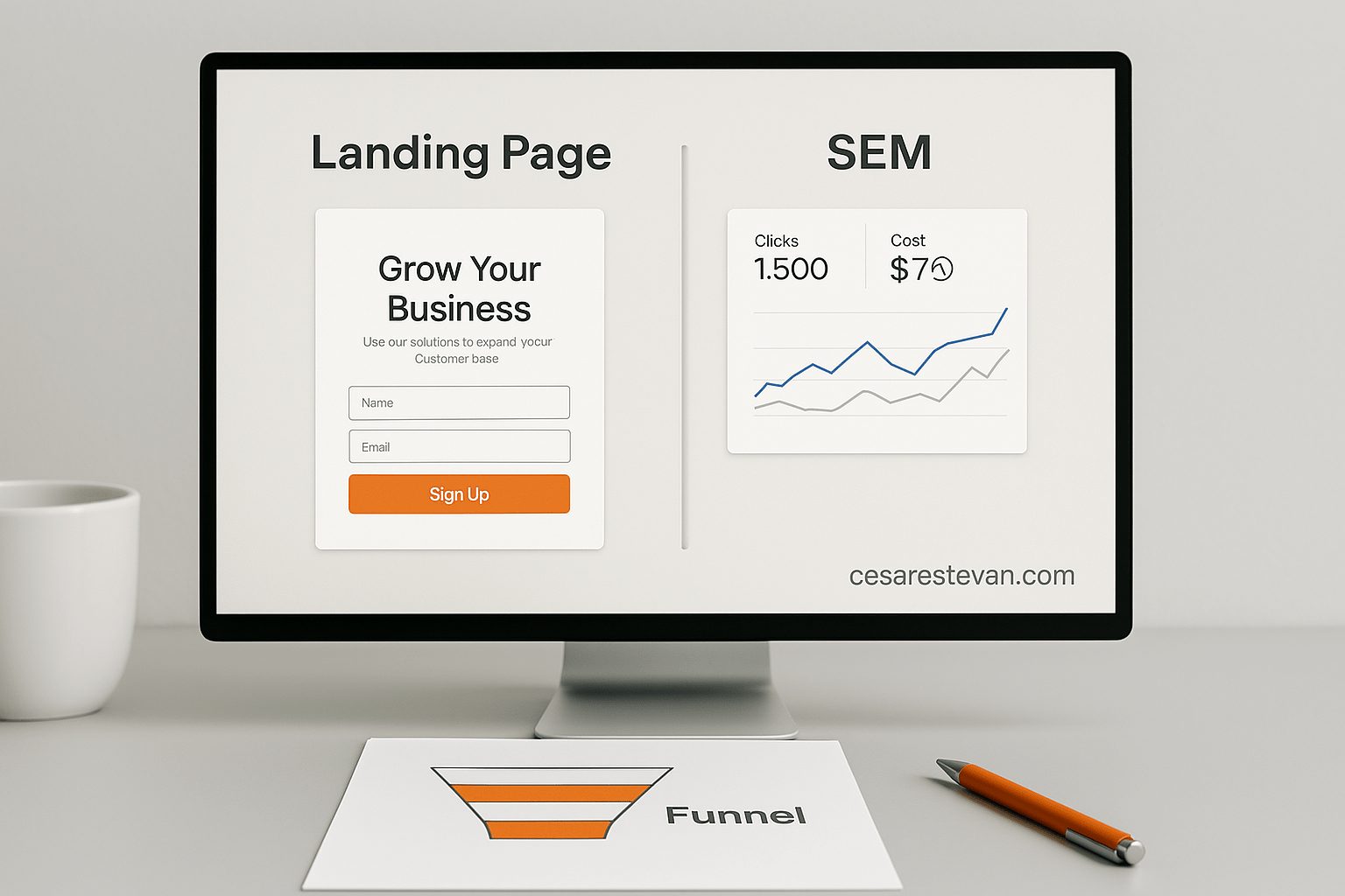 ¿Landing page o campaña SEM? Qué conviene más para captar leads